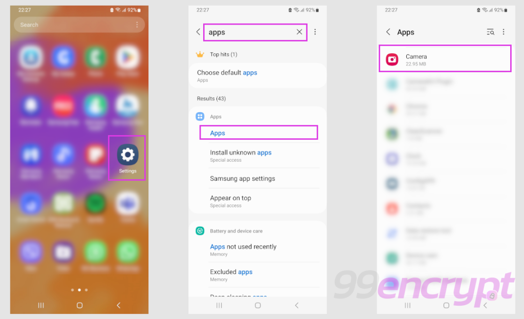 Android phone green dot