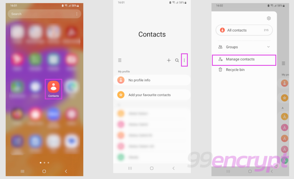 Export Contacts On Android Phone
