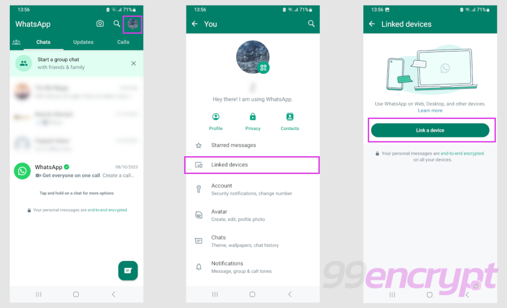 You can connect directly with scanning QR code