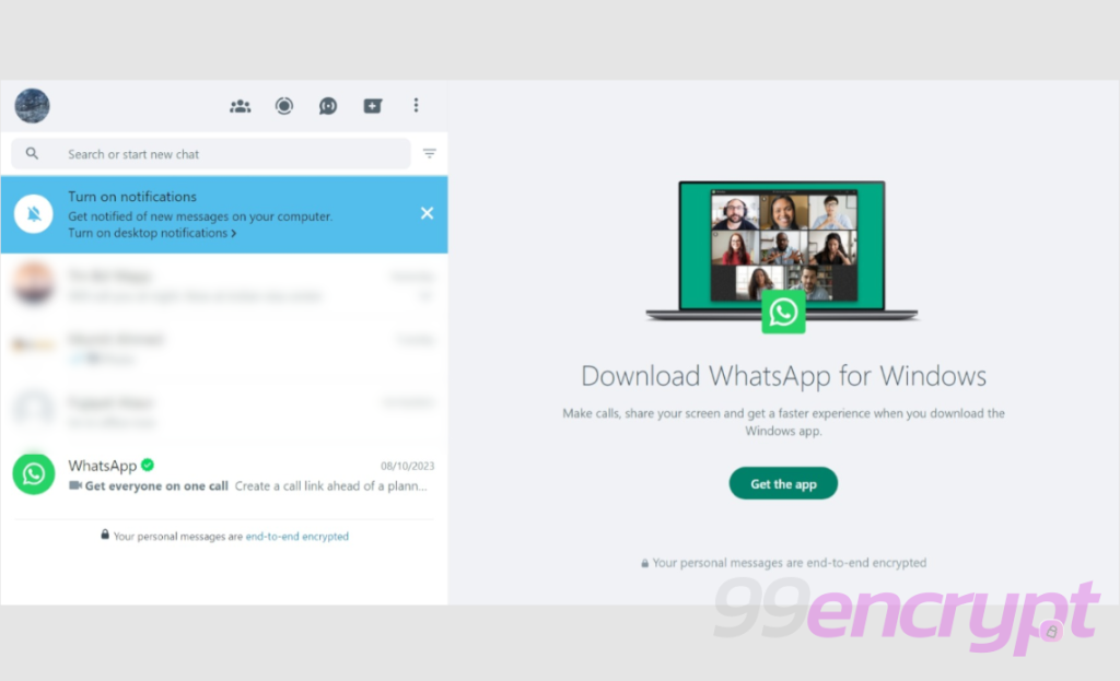 Once you connect a WhatsApp account, it will have an interface similar to this