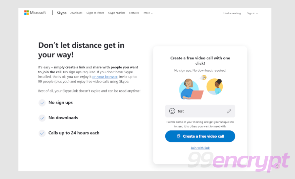 You will have options to arrange free meeting